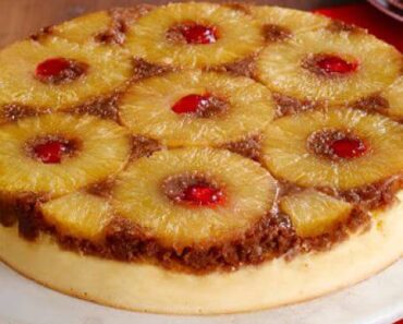 Pineapple Upside-Down Cheesecake