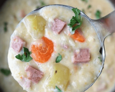 Slow Cooker Ham and Potato Soup