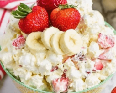 Strawberry Banana Fluff Salad