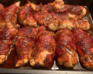 Bacon-wrapped chicken tenders