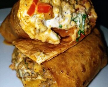 Beef and Cheese Chimichanga