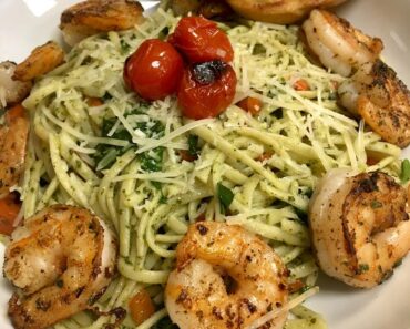 Shrimp Pesto Pasta