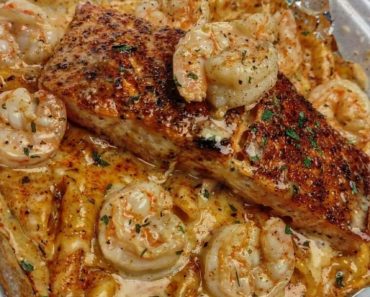 Salmon Shrimp Alfredo Recipe