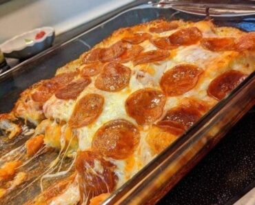 Pepperoni Pizza Casserole