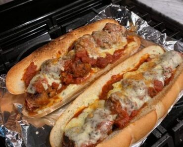 Homemade meatball subs