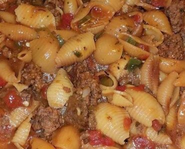 Pasta Shells With Ground Beef