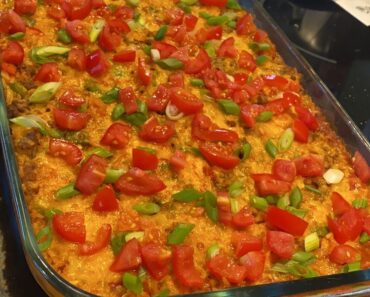 TACO STUFFED PEPPER CASSEROLE