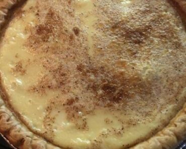 OLD SCHOOL EGG CUSTARD PIE