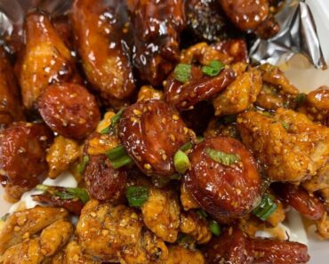 Honey garlic wings and sausage recipe