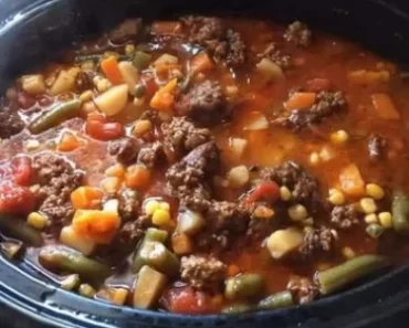 Hearty Crockpot Cowboy Soup