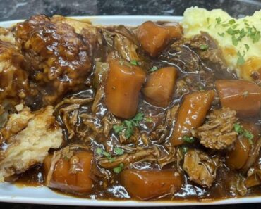 BEEF STEW AND DUMPLINGS