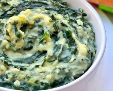 Mashed potato spinach