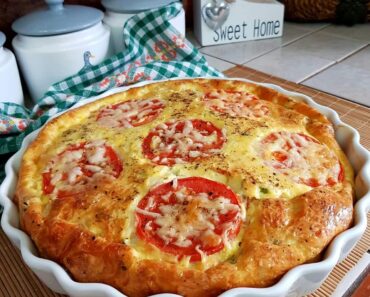 CRUSTLESS TOMATO QUICHE – FRITTATA 