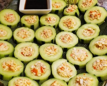 Easy Crab Cucumber Sushi Rolls