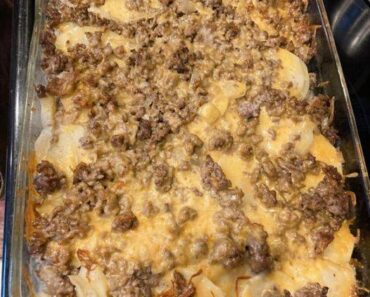 Cheesy Hamburger Potato Casserole