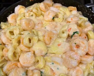 Shrimp Alfredo Tortellini