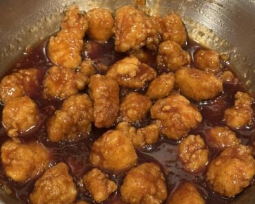 Easy Orange Chicken Over Rice: