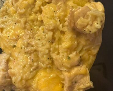 Creamy Cheesy Chicken and Rice Delight