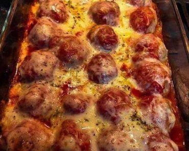 Dump and Bake Meatball Casserole Recipe: