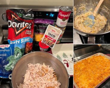 Cheesy Chicken Dorito Casserole recipe