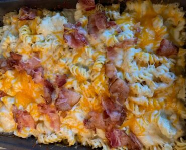 Chicken Bacon Ranch Alfredo Bake recipe