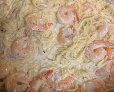 Creamy Lemon Shrimp Pasta recipe