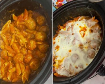 Crockpot Meatball Pasta Delight recipe