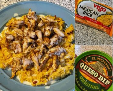 Grilled Chicken Cheesy Rice Recipe