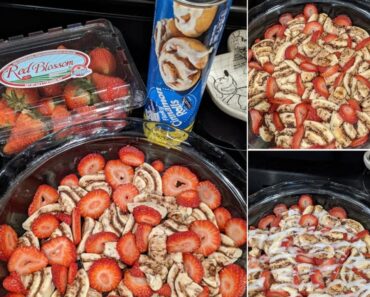 Delightful Twist on Cinnamon Rolls with Fresh Strawberries