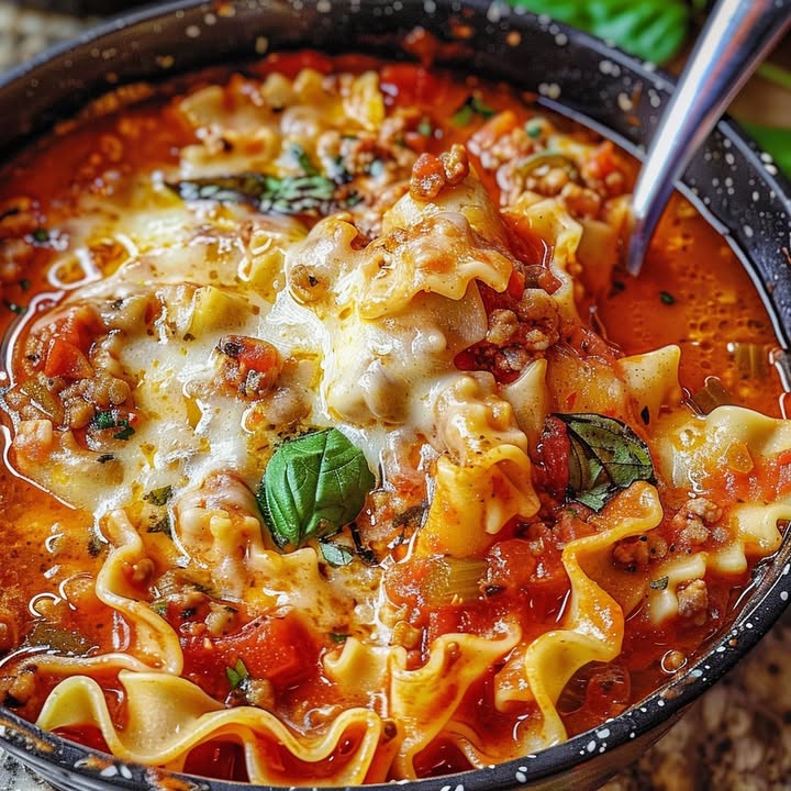 Homemade One-Pot Lasagna Soup