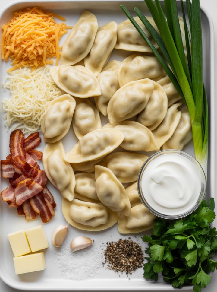 Crispy pierogi nachos oven baked