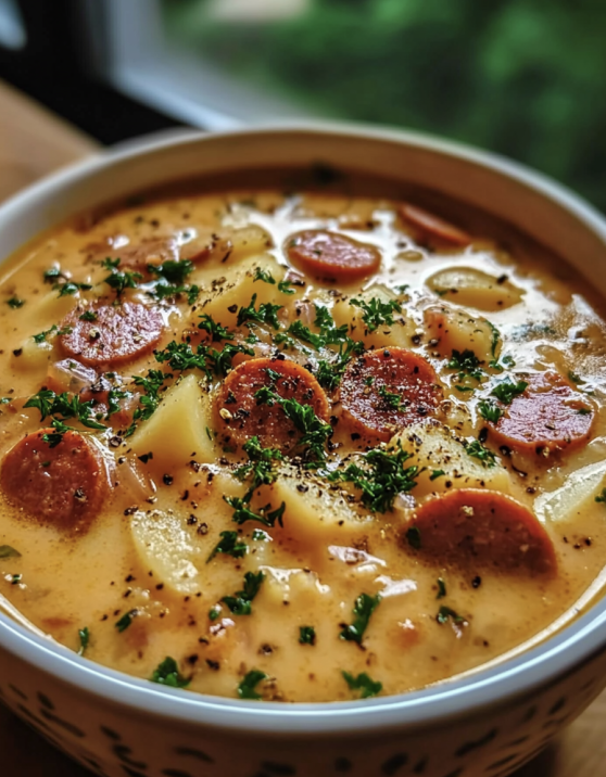 KIELBASA & POTATO CREAM SOUP