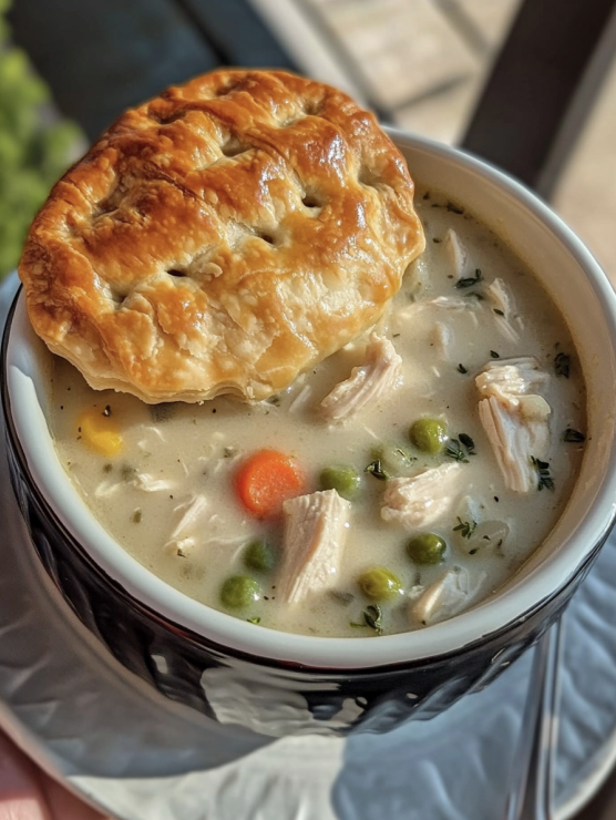 Homestyle Chicken Pot Pie Soup