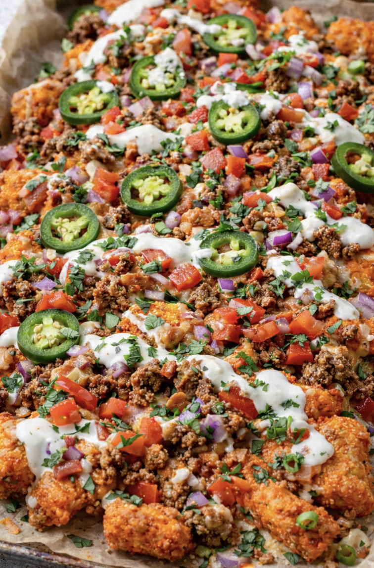 Sweet Potato Tater Tot Nachos