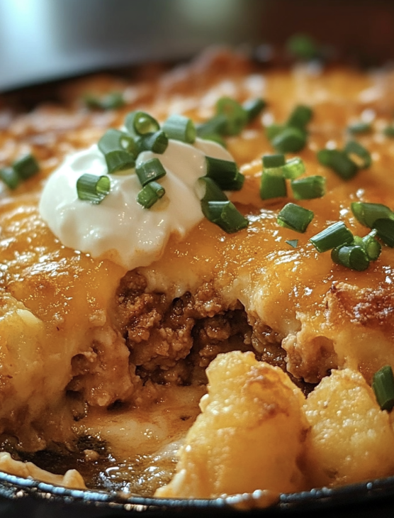 John Wayne Tater Tot Casserole