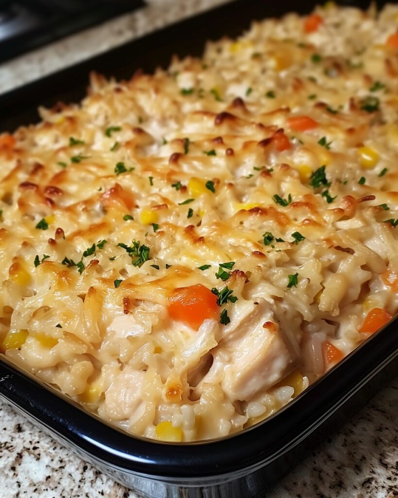 Creamy Chicken Rice Casserole
