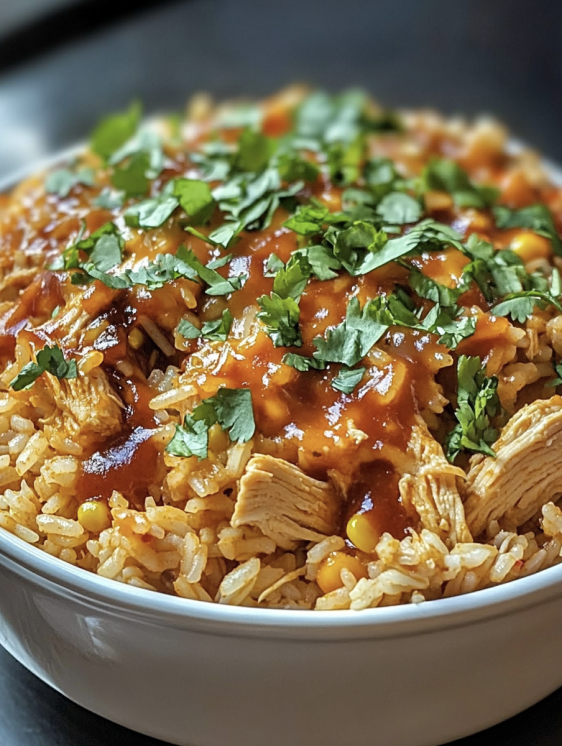 chicken enchilada rice casserole baked and cheesy