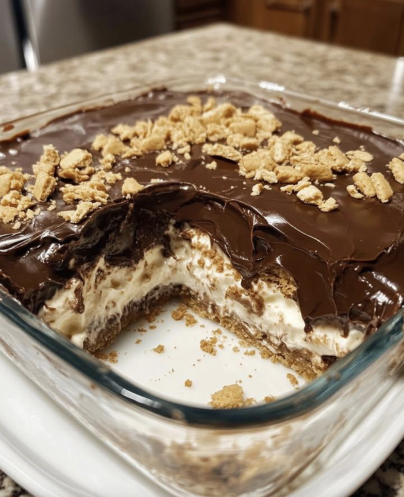 No-Bake Chocolate Éclair Cake