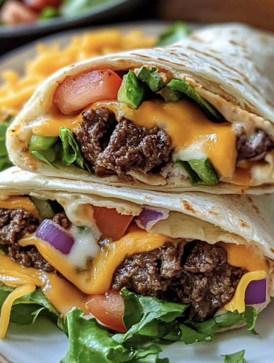 Nacho Cheese Beef Wrap