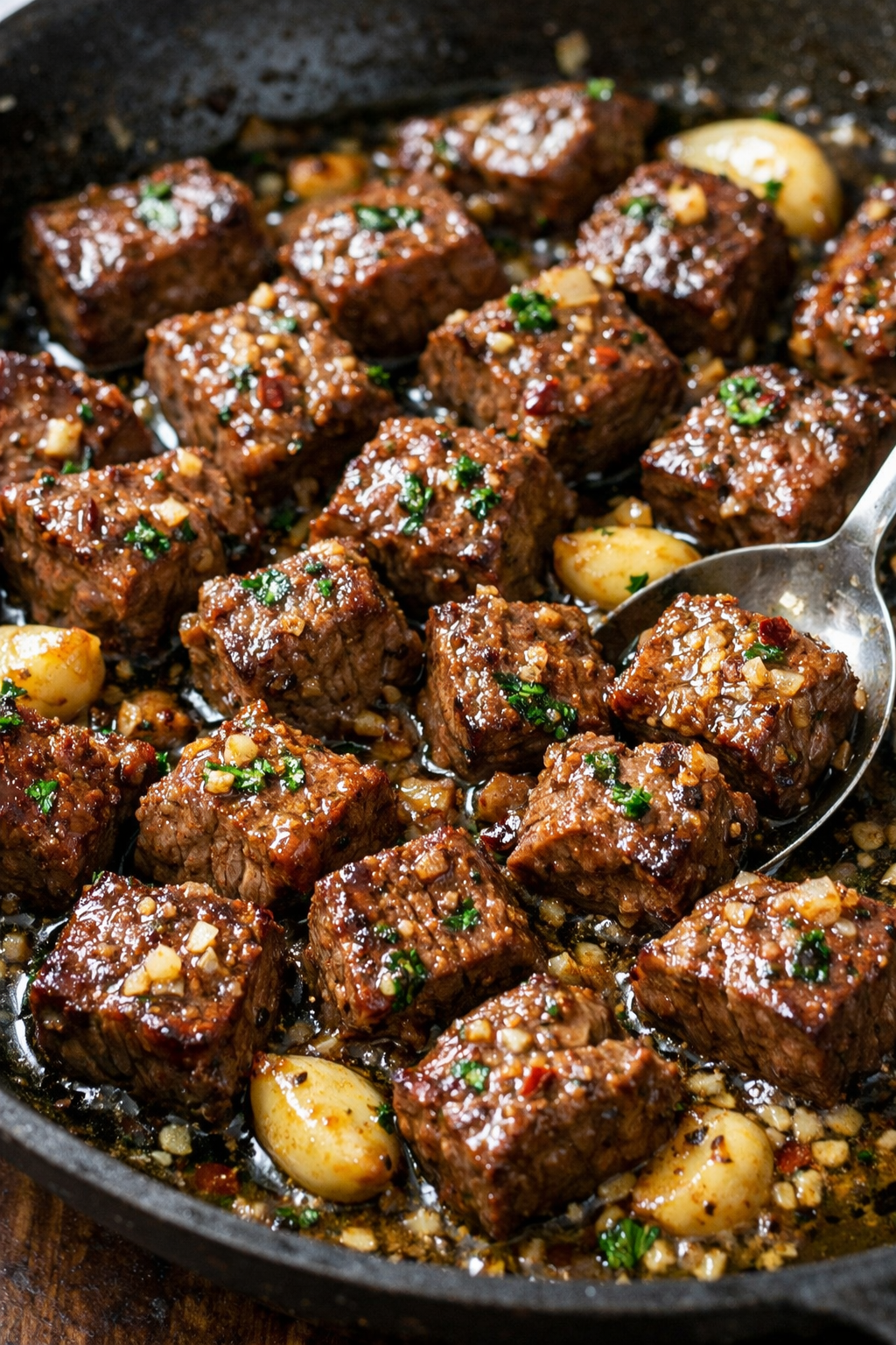 Garlic Butter Steak Bites