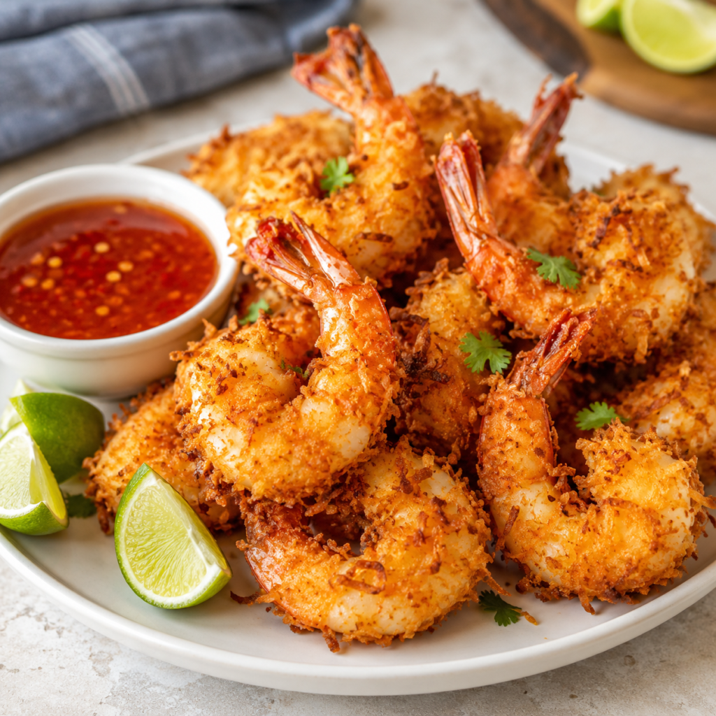 Easy crispy Coconut Shrimp