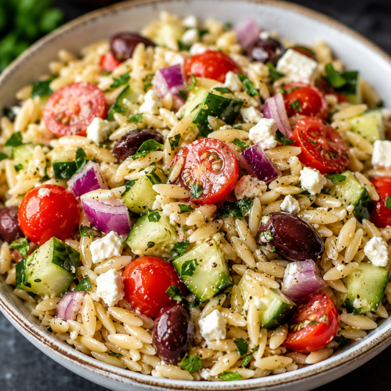 Greek Orzo Pasta Salad