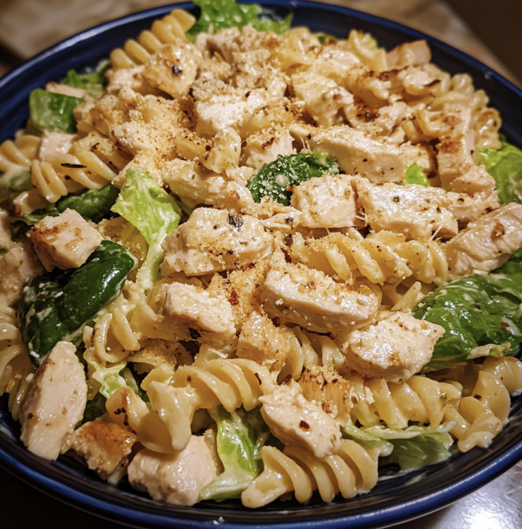 Chicken Caesar Pasta Salad