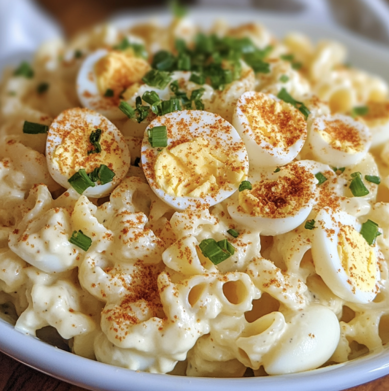Deviled Egg Pasta Salad