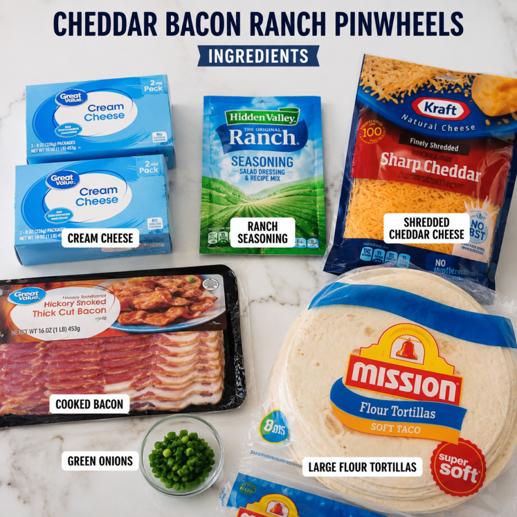 Creamy bacon ranch tortilla pinwheels for parties