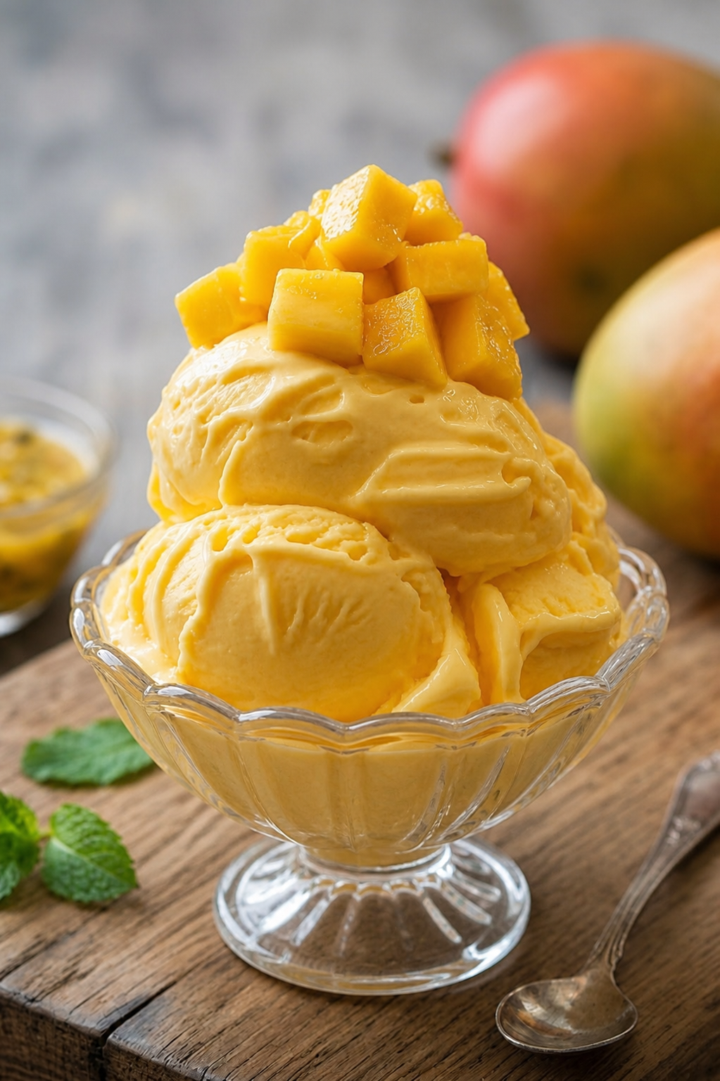 Creamy Mango Ice Cream