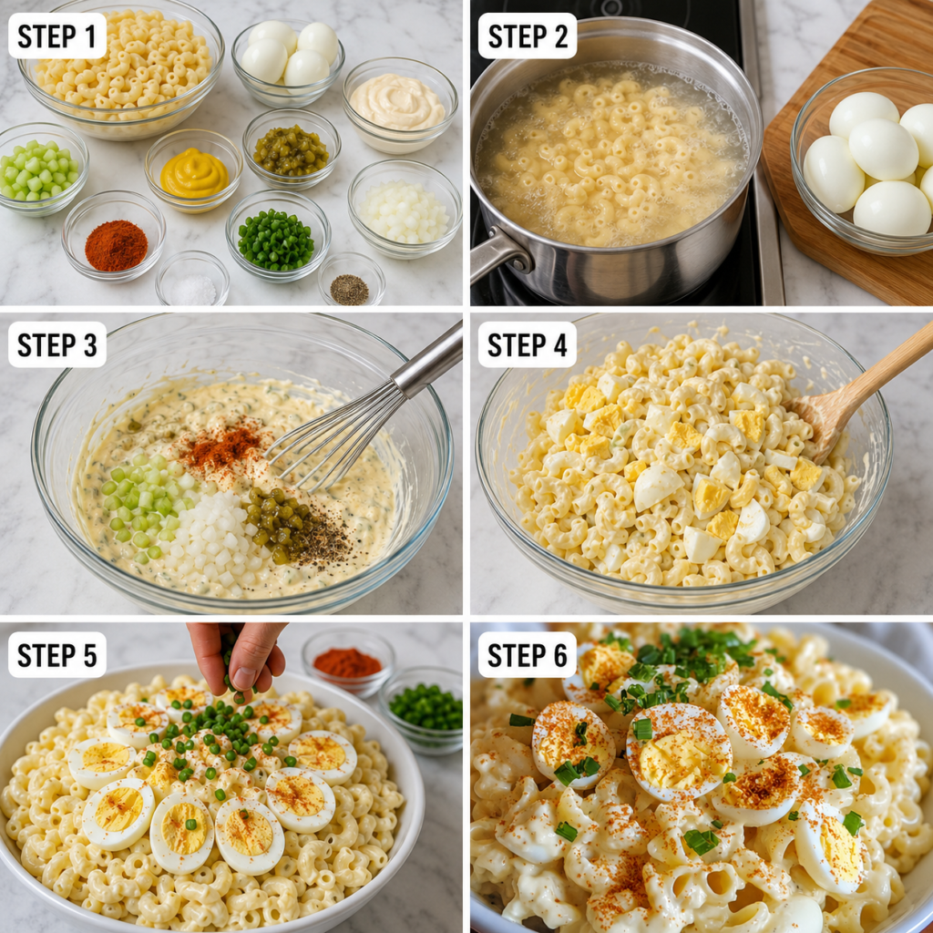 Deviled Egg Pasta Salad