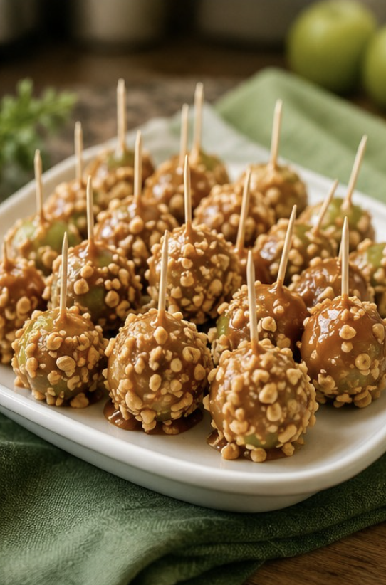 Caramel Apple Grapes