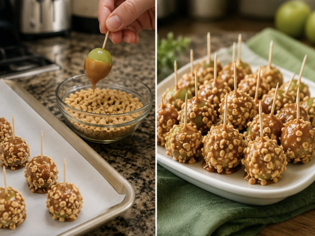 Caramel Apple Grapes