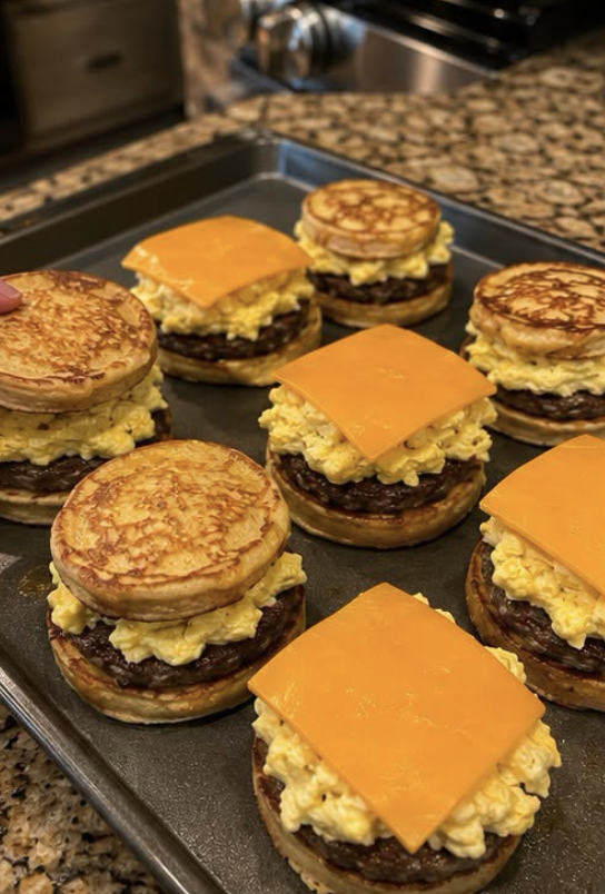 French Toast Sausage Breakfast Sliders